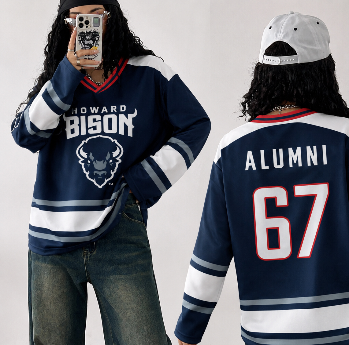 Howard Alumni Long Sleeve Jersey *Preorder*