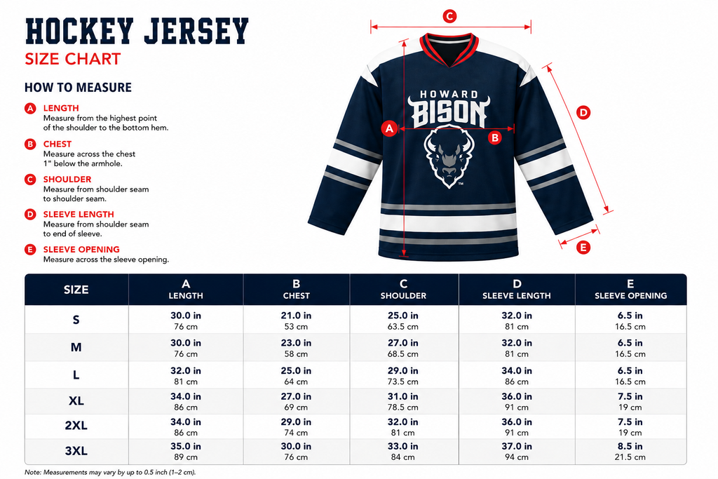 Howard Alumni Long Sleeve Jersey *Preorder*