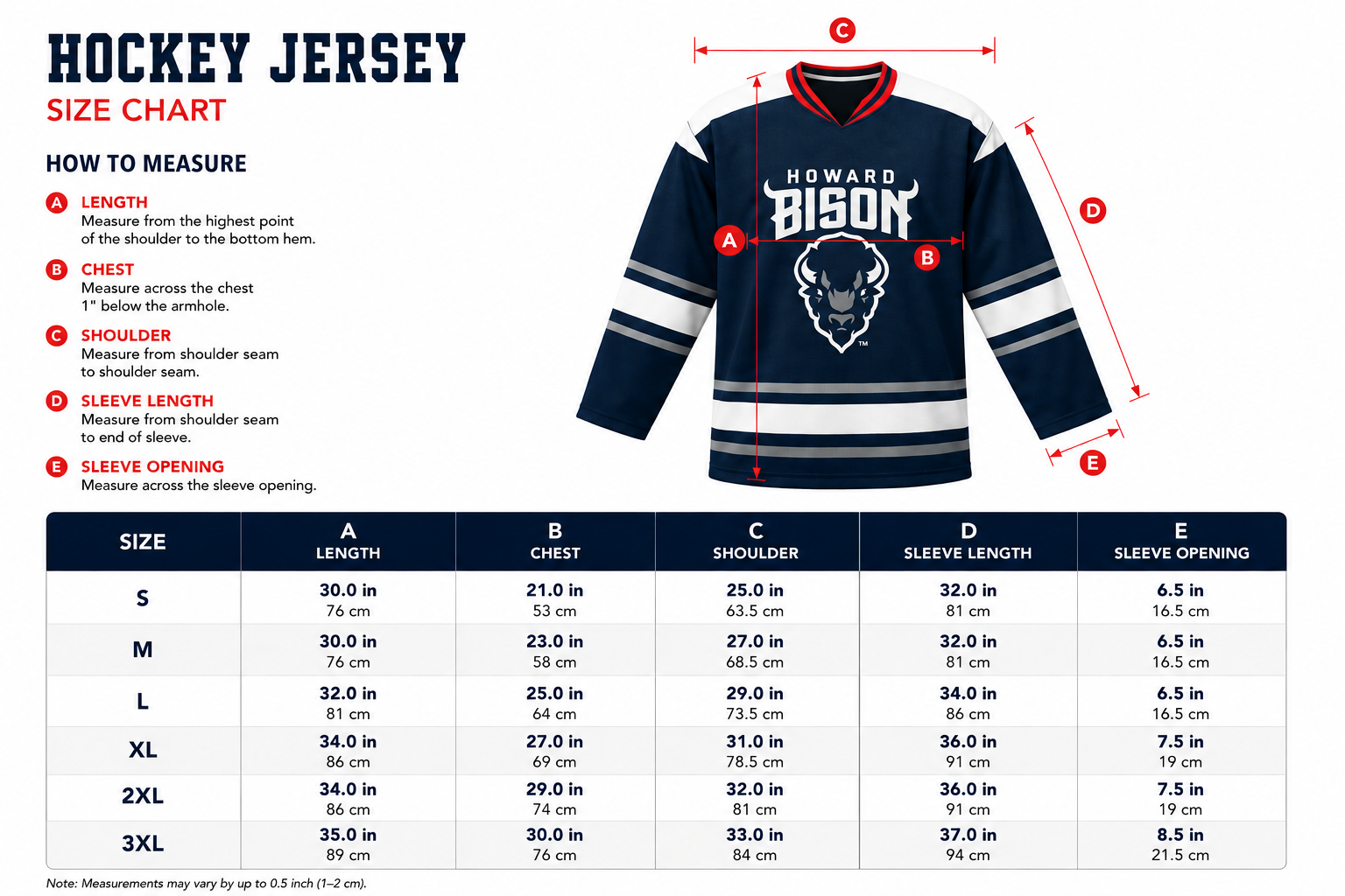 Howard Alumni Long Sleeve Jersey *Preorder*