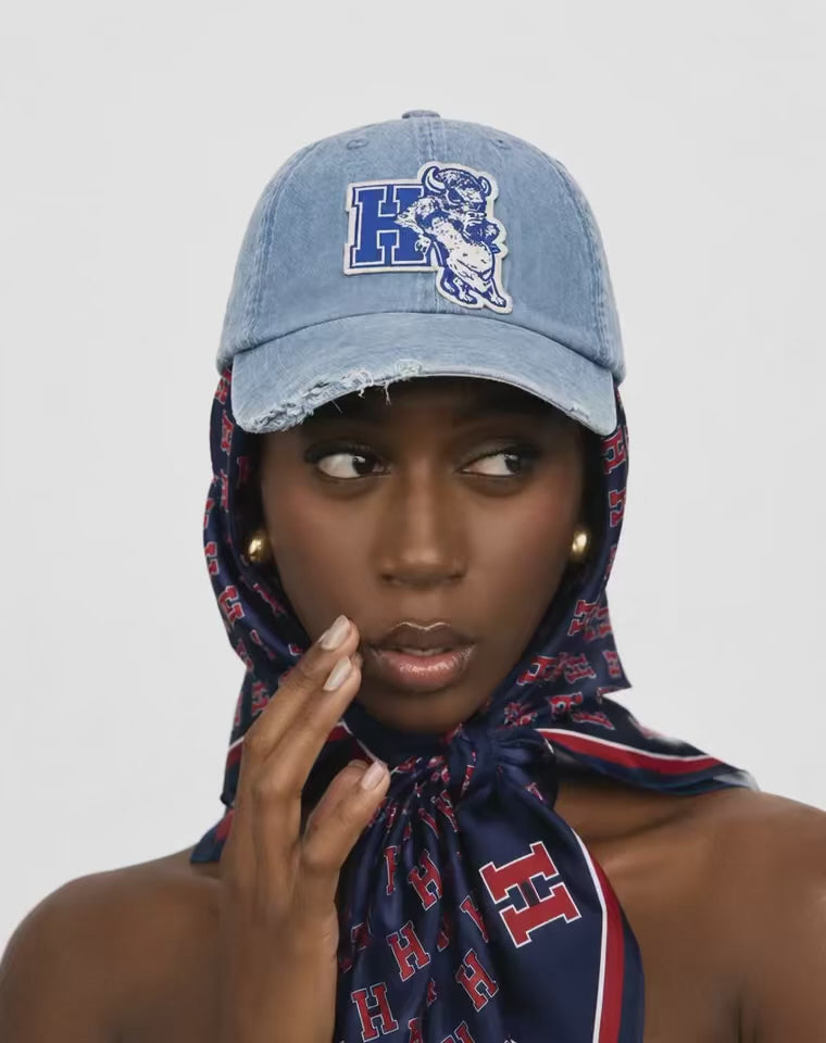 H Monogram Silk Scarf